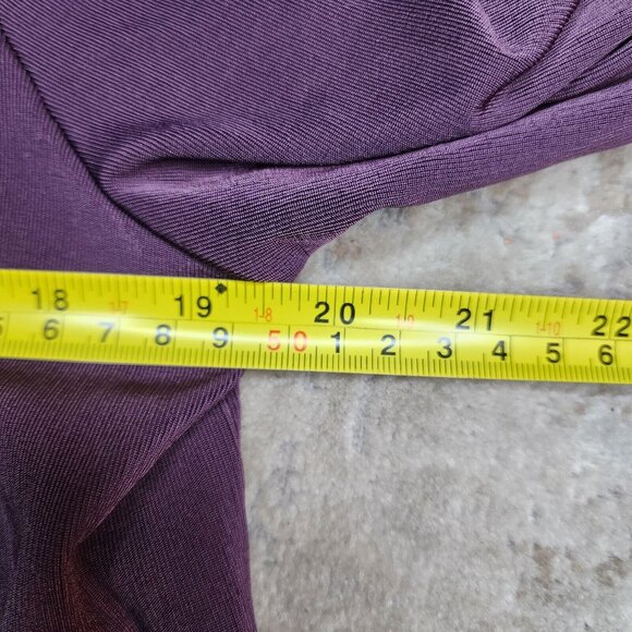 NEW Easywear by Chico's 2 Women's Large Cardigan 3/4 Sleeve Open Front Purple - Picture 4 of 6